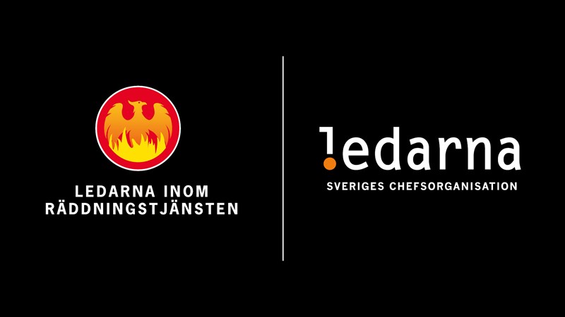 Logotype Ledarna inom Räddningstjänsten.