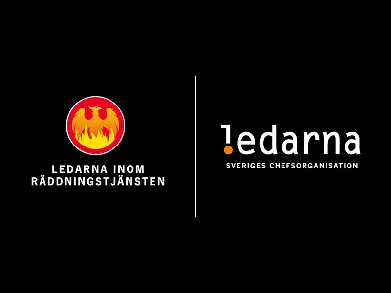 Logotype Ledarna inom Räddningstjänsten.