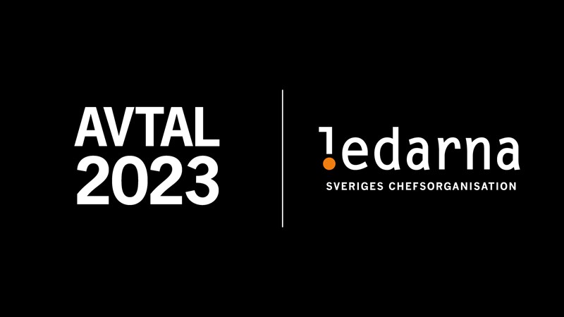 Ledarnas logotyp och text: Avtal 2023.